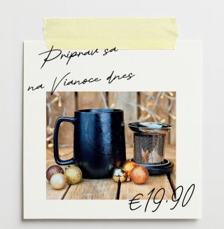 POZOR, Veselý hrnček sa dočkal svojej 1.zľavy!!! Od dnes ho kúpiš za zníženú cenu ✨19,90€✨ Priprav sa na Vianoce v...